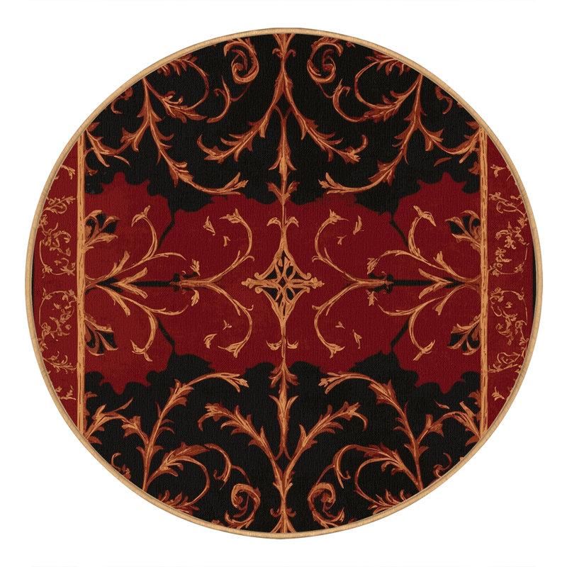 Aristocrat's Wreath Rug, Round 5'