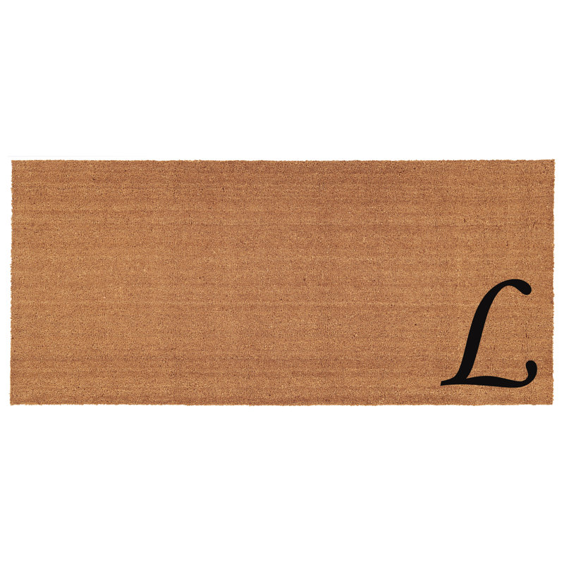 Tapis d'entrée antidérapant Zebrowski, po, Rectangle 2 pi x 4 pi