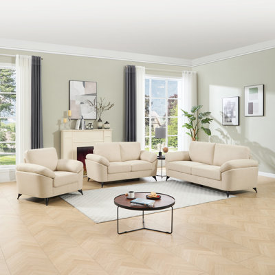 Sabita 6 Seater Linen Sofa