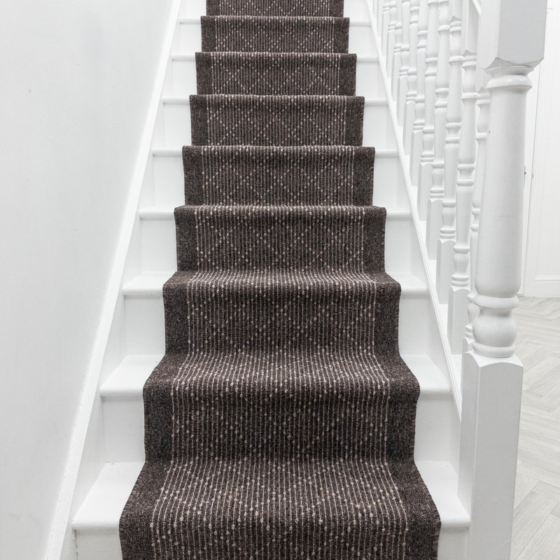 Stair Runner Geometric Area Rug, Runner 66 x 450 cm