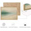 «Pastel Shoreline», reproduction d'art mural encadrée, paysage marin côtier doux dans des tons neutres apaisants-115679428-115679425