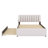 Upholstered Platform Bed With Trundle-1192086133