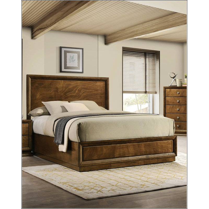 Strong Look Transitional Style Bed, Full