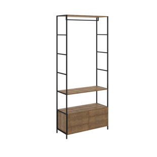 Industrial-Style Free Standing Entryway Coat Hanger