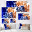 Encre liquide bleue et jaune - Impression sur toile-1535219425-1535219429