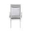 Ensemble de 2 fauteuils - Structure rectangulaire en bois pour 2 chaises, design sophistiqué et revêtement en tissu doux, idéal pour la salle à manger.