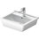 Duravit Starck 3 Ceramic Rectangular Drop-In Bathroom Sink with Overflow