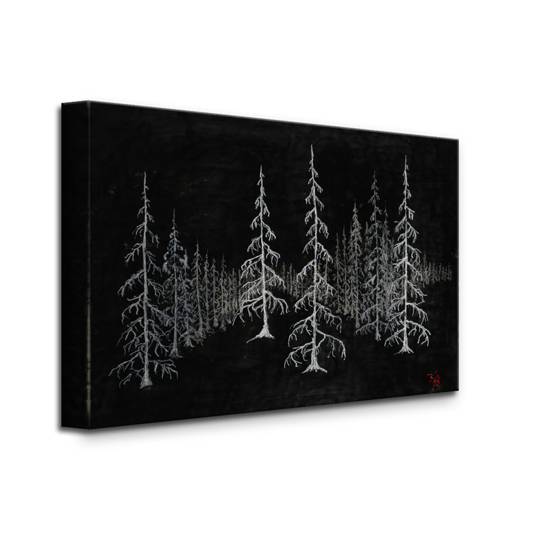 «Monoscape XXXII», art mural par, H 30 po x l 40 po, Toile tendue