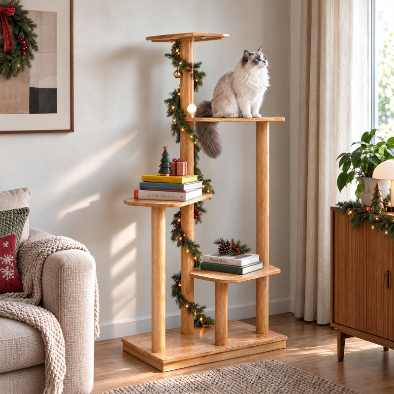 Durable 4-Tier Outdoor Cat Tree