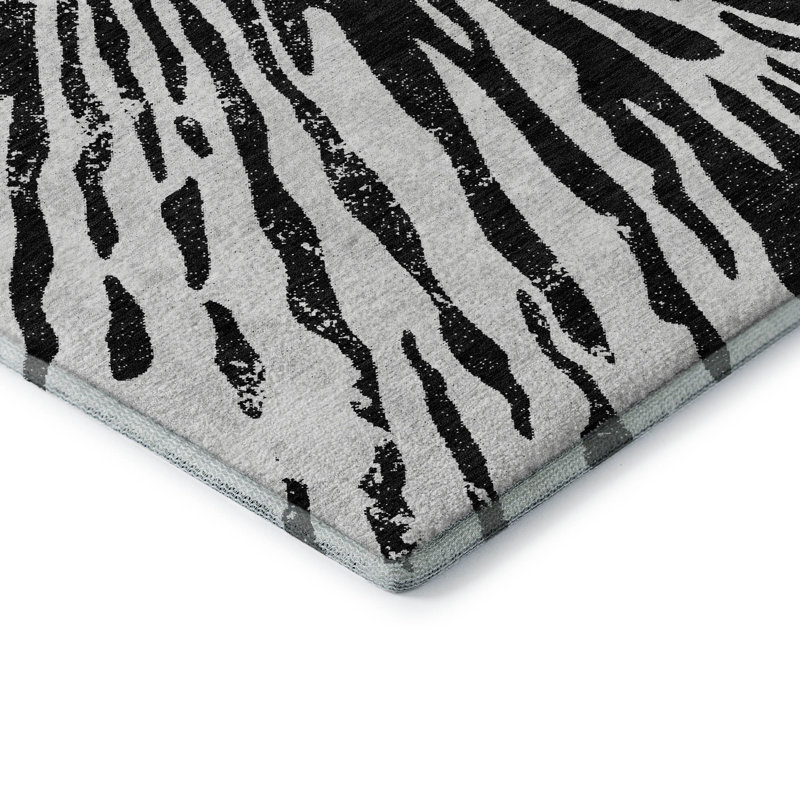 Tapis ivoire Prisco lavable à la machine de qualité supérieure, Rectangle 10 pi x 14 pi