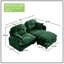 Canapé en chenille 74 "avec repose-pieds Cloud-378645604