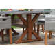 Fleur 74'' Rectangular 7 - Person Outdoor Dining Set