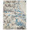 Belue Hand Knotted Wool Abstract Area Rug in Blue