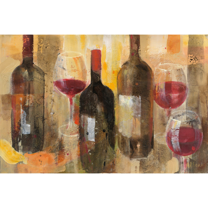 Festa I by Albena Hristova - Painting Print, 30cm H x 46cm W, Black Floater Framed