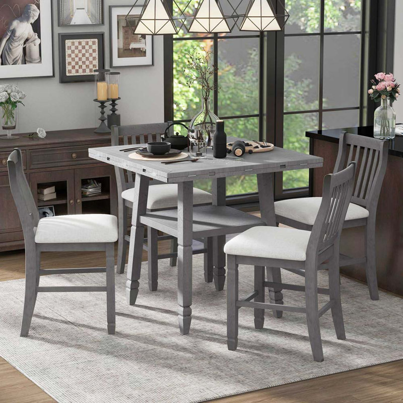 Ensemble repas 54 po Tonyia, Gris, Gris, Beige/gris