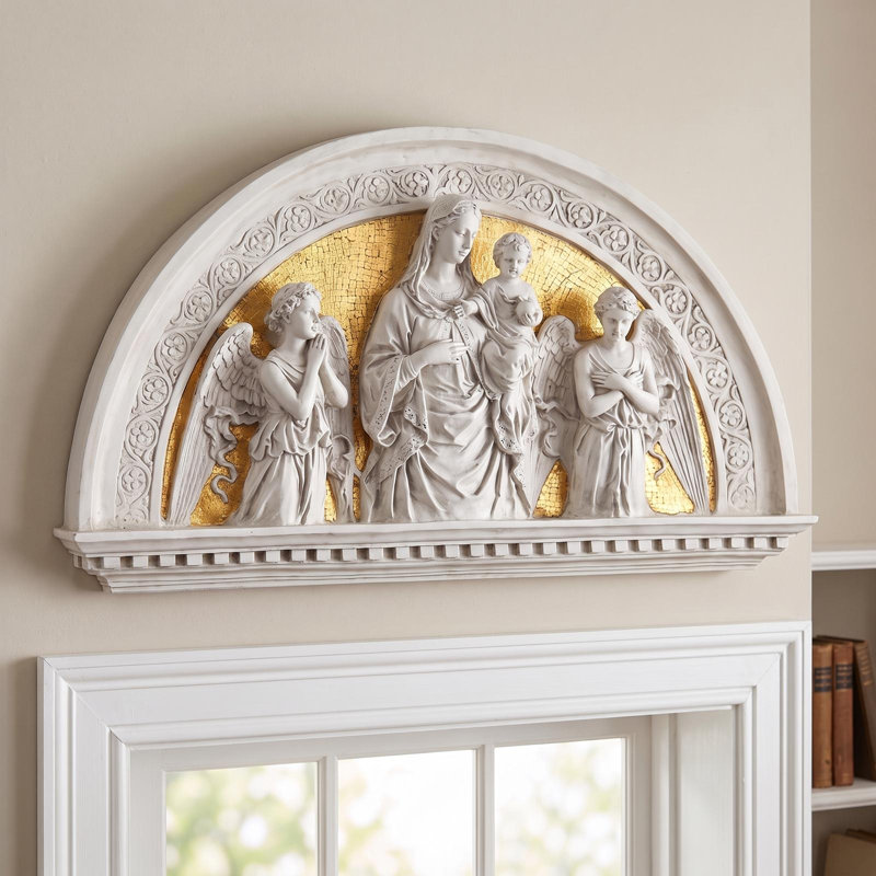 Blessed Union Renaissance Arch Lunetta Wall Sculpture