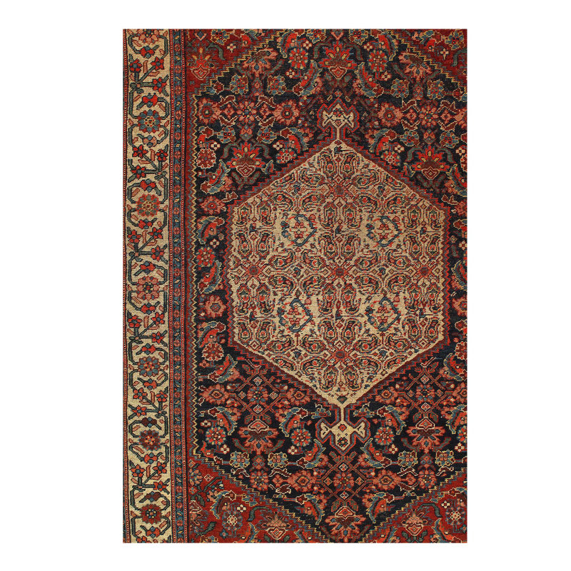 Antique One-of-a-Kind 4'4'' X 6'8'' Area Rug