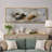 Bold Neutral Abstract Artwork with Black and Ochre Forms, Living Room Pictures, Framed Canvas Giclee Print Wall Art-562263105-562263135