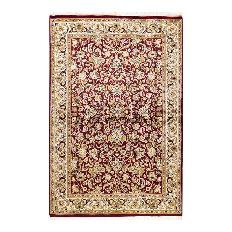Classic One-of-a-Kind 4' 2" X 6' 2" Hand Knotted Area Rug