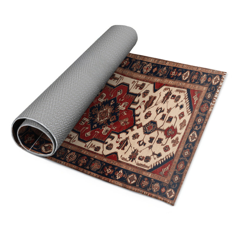 Turkish Brown Indoor and Outdoor Area Rug, Rectangle 8' x 10'