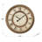 Alona Transitional Round Wall Clock in Antique Brown, 19.73'' W X 19.73'' H X 1.79'' D-2026465348