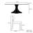 French minimalist rectangular dining table set-106297480