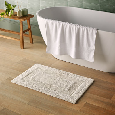 Silentnight Supersoft Rectangle Bath Mat 100% Cotton BCI