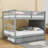 Jarrian Kids Full Over Full Bunk Bed with Trundle with Drawers-964086517
