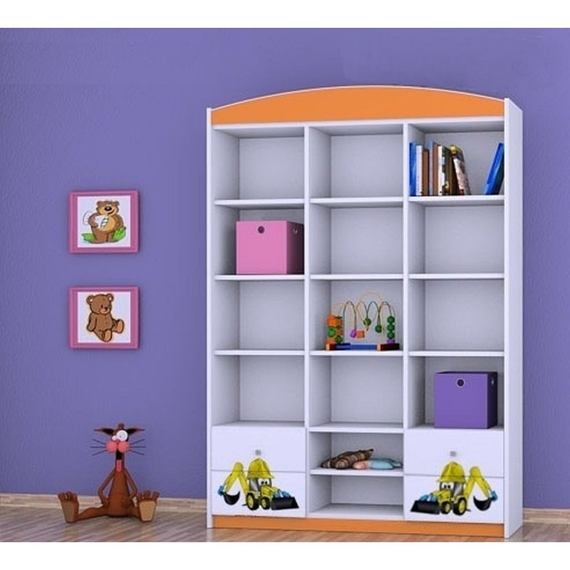 Forrest 183cm H X 132cm W Kids Cube, Orange
