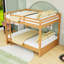 Grand lit superposé en bois avec échelle-1337020304