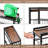 4 Tier Slim Rolling Storage Cart With Pull-Out Baskets, Narrow S...