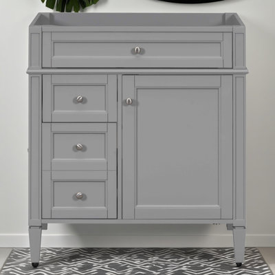 30'' Bathroom Vanity with 3 Drawers (Sink & Faucet Not Included)