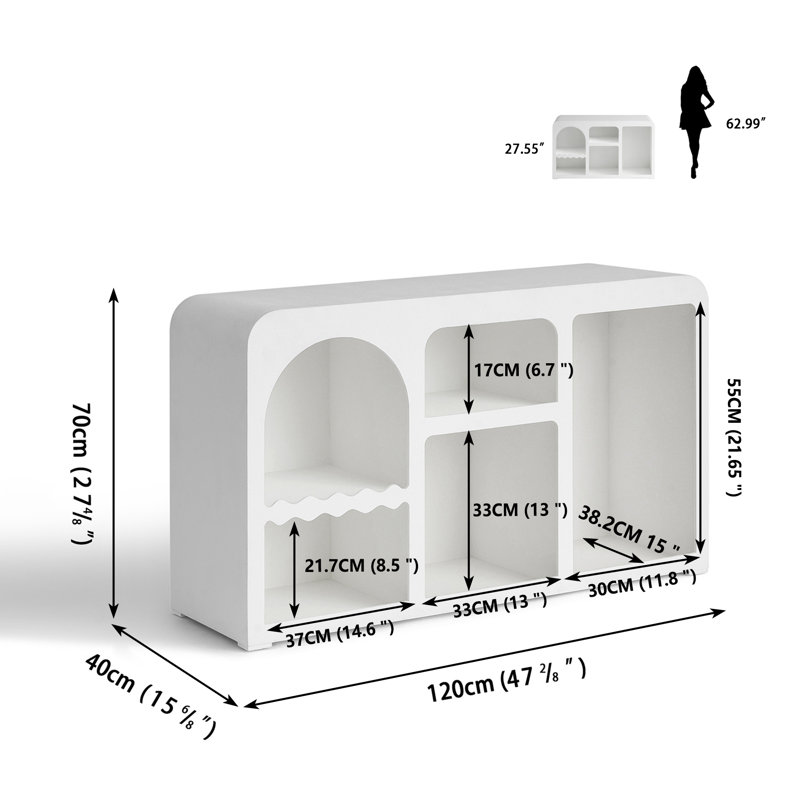 Metal Asymmetrical Mirror