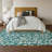 Premium Machine Washable Prisco Teal Rug-912015937