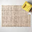 Gillian Striped Handmade Area Rug in Cream/Camel-2089560872