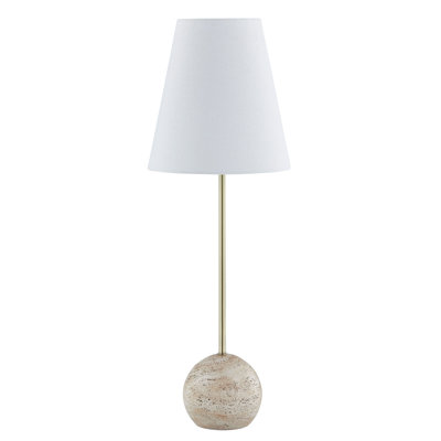 Phillisha 28" Table Lamp with Fabric Shade, Gold (Set of 2)