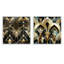 Conner - Ensemble de 2 collages carrés à formes abstraites-101851120-101851123