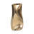 Warner Pinched Metal Vase, Gold-208491392