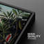 «Tropical Palm Wild Animals Live in Green Tropical Jungle Rain Forest», art mural sur toile 3 pièces-91875179-91875182