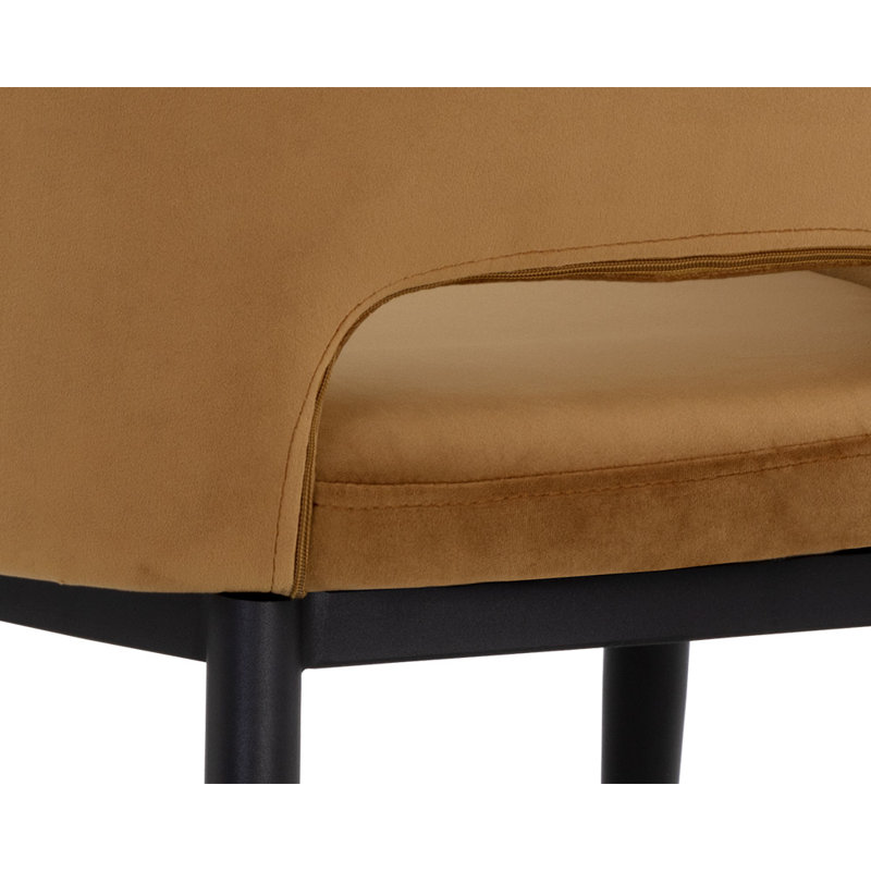 Upholstered Dining Chair, Brown