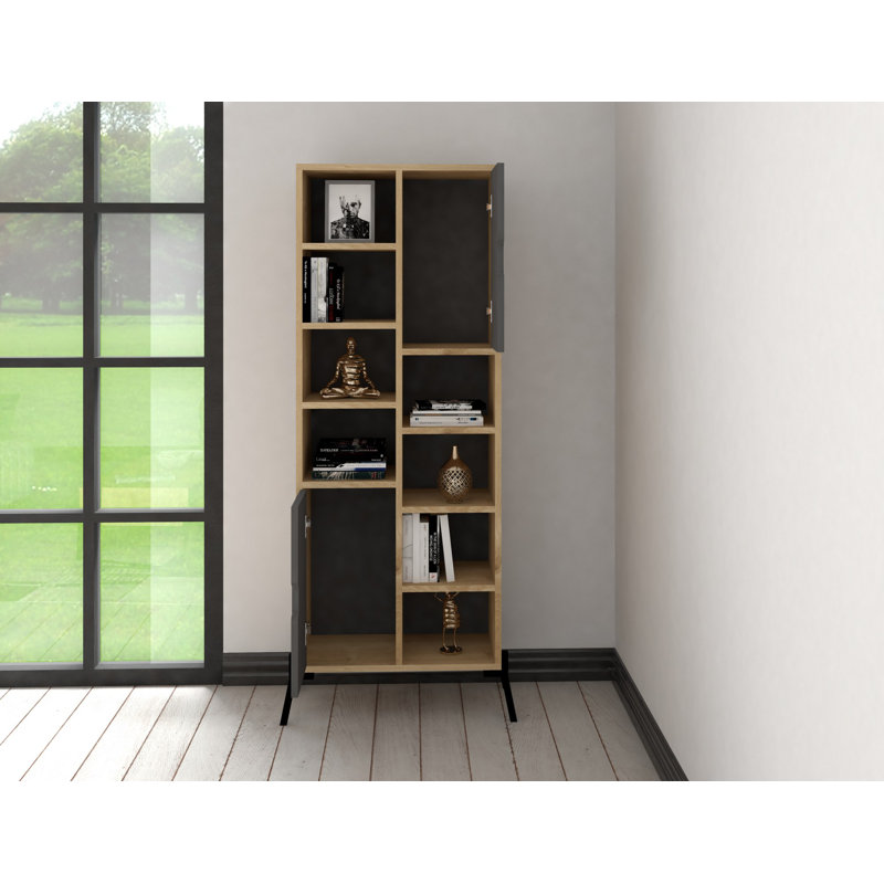 Ensemble de meubles de salon, Naturel/noir
