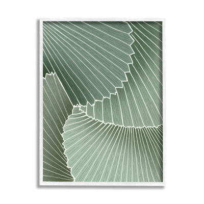 " Modern Abstract Patterned Leaves " by Ziwei Li