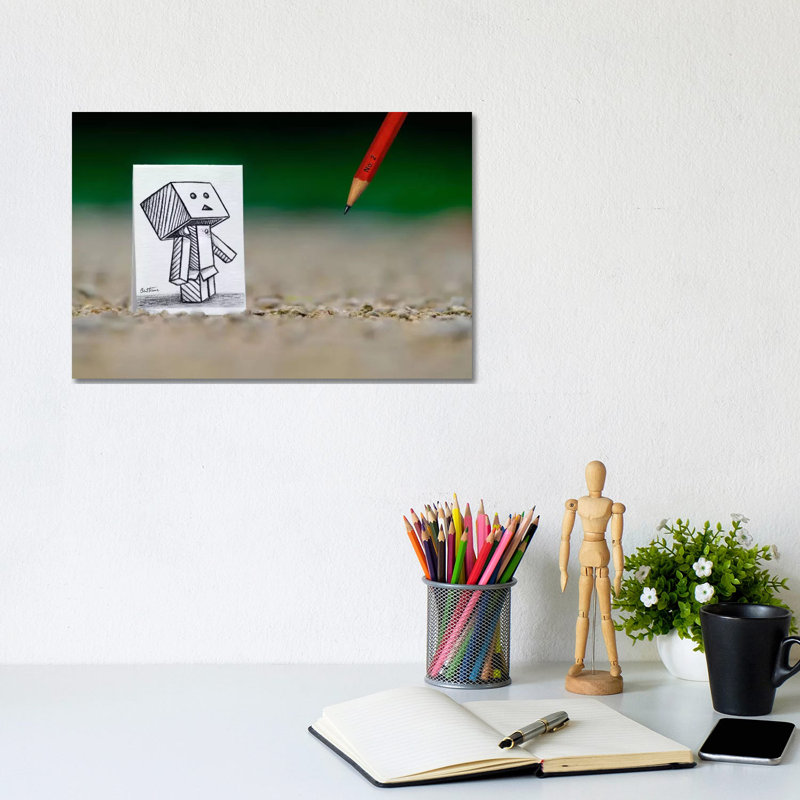 Pencil Vs. Camera - 38 by Ben Heine - Print on Canvas, 20.32 cm H x 30.48 cm W, Wrapped Canvas