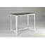 Table à hauteur de comptoir de style campagnard minimaliste en brun / blanc (seulement les tables, pas de chaises)