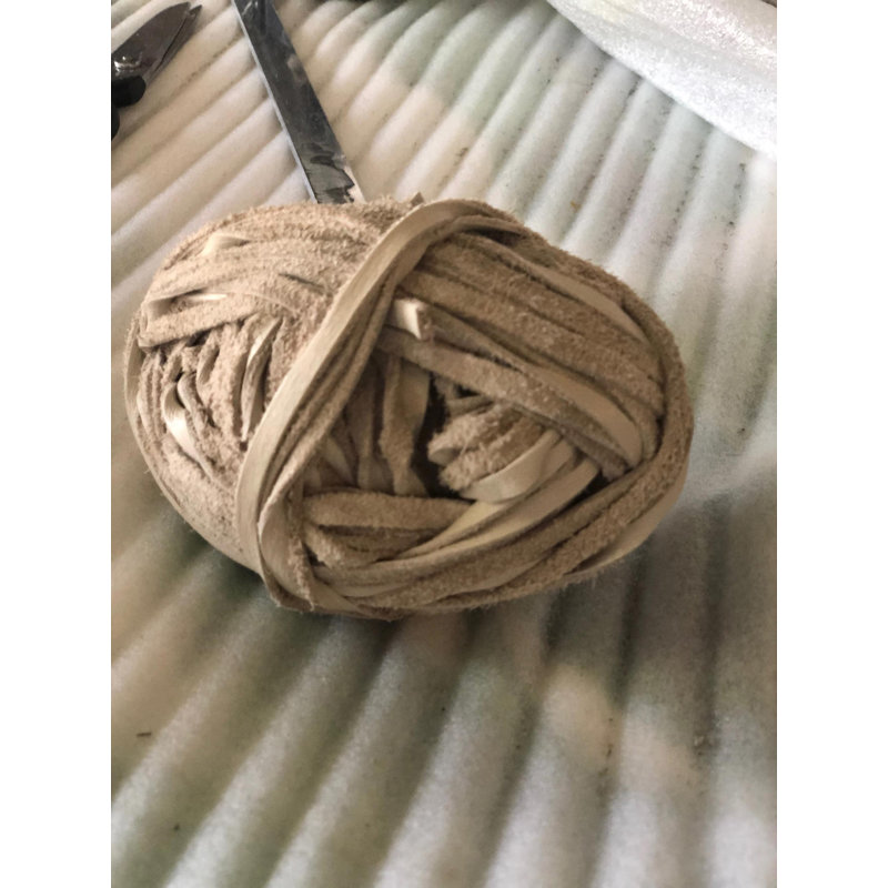 Medium Leather Pod Pendant Light