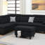Canapé modulaire en lin-831384338