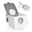 Plastic Enclosed Litter Box