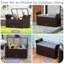 Costway 125cm W 260L Storage Bench