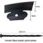 10cm H x 2000cm W Polyethylene Plastic Lawn Edging