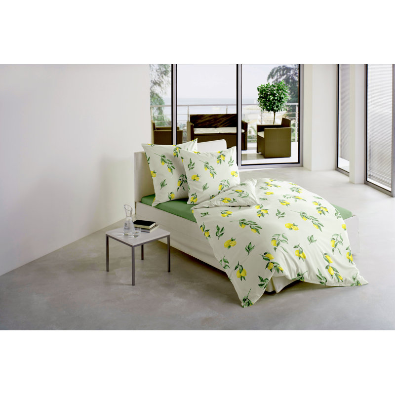 Floral Duvet Cover Set with Pillowcases Included, 155 x 220cm Duvet Cover + 1 Standard Pillowcase